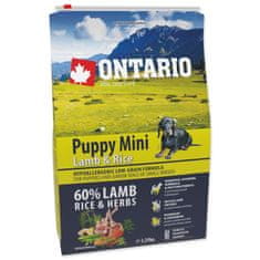 Ontario Puppy Mini bárány és rizs 2,25kg