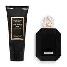 Makeup Revolution Ajándékcsomag Revolutionary Noir EDT & Body Lotion Gift Set
