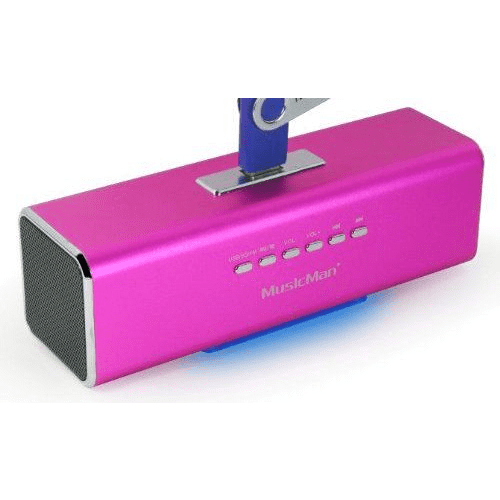 Technaxx MusicMan MA hangszóró MP3 lejátszóval és FM rádióval rózsaszín (3432) (3432)
