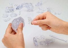 3D kristály puzzle Elefánt babával / 46 db