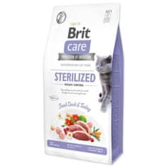 Brit Care Cat Grain-Free Sterilized Sterilizált súlykontroll 7kg