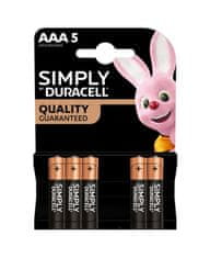 Duracell Simply mikró AAA elem 5 darab