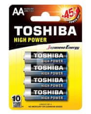 TOSHIBA High Power Alkaline ceruza elem bl/4