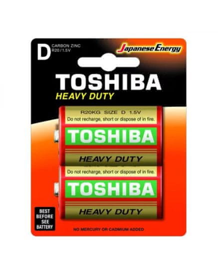 TOSHIBA Heavy Duty góliát R20 elem 2 darab