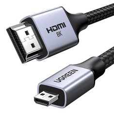 Ugreen HD164 MIcro HDMI - HDMI kábel, 1m, fekete (15516) (15516)