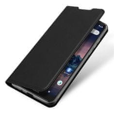HURTEL Tokborító Skin Pro könyvespolc Nokia 1.3-hoz fekete