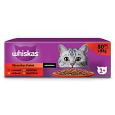 Whiskas kapszula válogatás gyümölcslében felnőtt macskáknak, 80x85 g