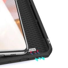 HURTEL Tokborító Skin Pro könyvespolc Skin X Samsung Galaxy A72 4G fekete