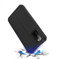 HURTEL Tokborító Skin Pro Bookcase Skin X Samsung Galaxy A02s EU fekete