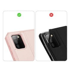 HURTEL Tokborító Skin Pro Bookcase Skin X Samsung Galaxy A02s EU rózsaszín