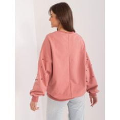 FANCY Női túlméretezett kapucnis pulóver rózsaszín FA-BL-9369.73_407197 Univerzális