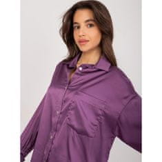 FANCY Női ing zsebbel lila FA-KS-9245.29X_407279 S-M