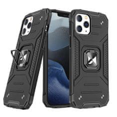 HURTEL Tokborítás robusztus Ring Armor iPhone 13 Pro Max készülékhez fekete