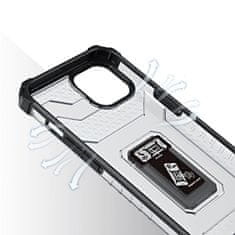 HURTEL Tokborító Crystal Ring Armor iPhone 12 Pro készülékhez fekete