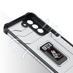 HURTEL Tokborító Crystal Ring Armor Samsung Galaxy S21+ 5G fekete