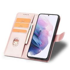 HURTEL Mágneses borítótok állvánnyal Samsung Galaxy S22 + rózsaszín