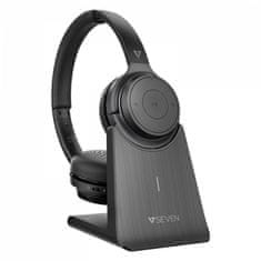 V7 HB600S Vezeték nélküli 2.0 Fejhallgató Fekete-szürke