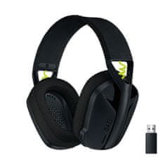 Logitech 981-001050 G435 LightSpeed Vezeték nélküli 2.0 Gamer Fejhallgató Fekete-sárga