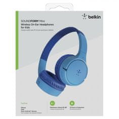 Belkin AUD002BTBL SoundForm Mini Vezetékes és vezeték nélküli 2.0 Fejhallgató Kék