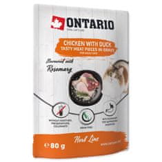 Ontario Kapszula csirke és kacsa mártásban 80g