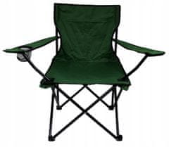 RAMIZ Összecsukható szék kert, kemping, horgászat, piros, max 120 kg, 50x50x80 cm, MCT 2615