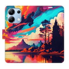 iSaprio Colorful Mountains 02 flip tok Xiaomi Redmi Note 13