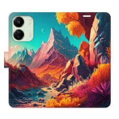 iSaprio Colorful Mountains flip tok Xiaomi Redmi 13C