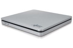 Hitachi Hitachi-LG GP70NS50 / DVD-RW / külső / slim / M-disc / USB / ezüst