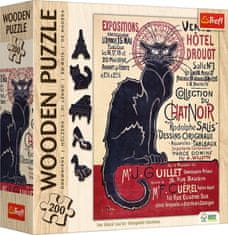 Trefl Fa puzzle Art: Steinlen - Fekete macska, Le Chat Noir 200 darab