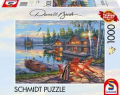 Schmidt Puzzle Shores of Loon Lake, New York 1000 darab