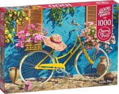 CHERRY PAZZI Sárga kerékpár puzzle 1000 darab