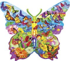 MasterPieces Butterfly Surprise Contour Puzzle 1000 darabos puzzle