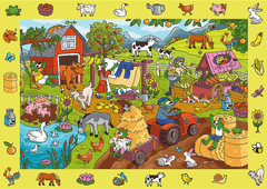 Trefl képkereső puzzle Spy Guy: Farm 24 darab