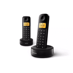 PHILIPS D1602B/53 2 kézibeszélős vezeték nélküli telefon (D1602B/53)