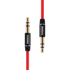 REMAX Mini jack 3.5mm AUX kábel 1m piros (RL-L100 Red) (RL-L100 red)