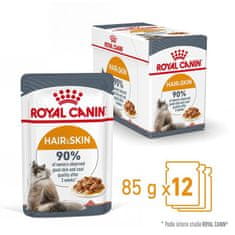 Royal Canin Hair&Skin alutasakos kapszula, 12 x 85g