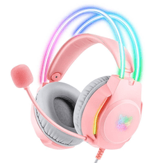 Onikuma X26 vezetékes gaming fejhallgató pink (X26P) (X26P)