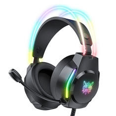 Onikuma X26 vezetékes gaming fejhallgató fekete (X26B) (X26B)