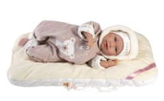 Llorens 74106 New Born - valósághű baba hangokkal és puha szövet testtel - 42 cm