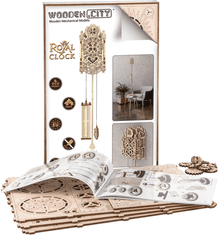 Wooden city 3D puzzle Royal Clock 126 darab