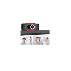 Techly I-WEBCAM-60T webkamera 1920 x 1080 pixelek USB 2.0 Fekete (361438)