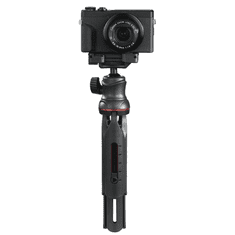Hama Solid II, 21B háromlábú fotóállvány Okostelefon/digitális fényképezőgép 3 láb(ak) Fekete, Vörös (4635)