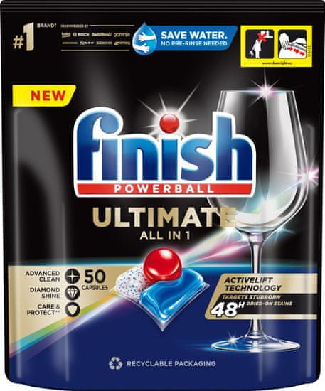 Finish Ultimate All in 1 mosogatógép kapszula, 50 db