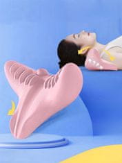 EXCELLENT Masszázspárna a nyaki gerinc fájdalomcsillapítására - rózsaszín