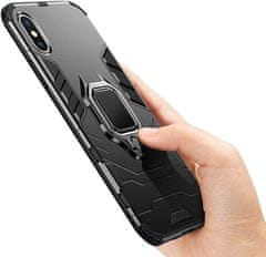 R2Invest Tokburkolat robusztus Armor Apple IPHONE 12 MINI (5.4) fekete