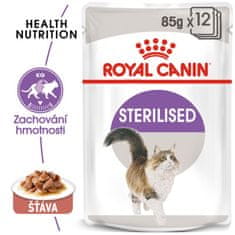 Royal Canin Sterilised Gravy 12x85 g