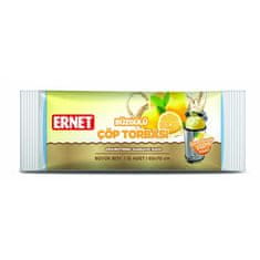 Ernet zsinóros szemeteszsák citrom illattal Nagy méret (65x70cm) 60L 10db