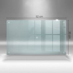 COLORAY.HU tűzhelyvédő üveglap téglalap alakú átlátszó 52x30 cm