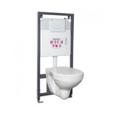 KERRA PACIFIC-WH-SET Pacific White falba építhető WC tartály szett