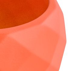 botle Kerámia virágcserép Narancs 18.5 cm H17 cm matt